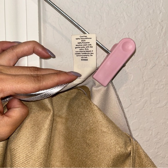 NWT OPEN EDIT Metallic Faux Leather Miniskirt - Picture 5 of 5